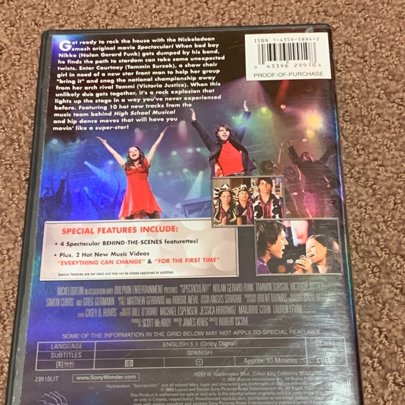 Nickelodeon - Spectacular DVD (3 for $20) - Picture 2 of 3